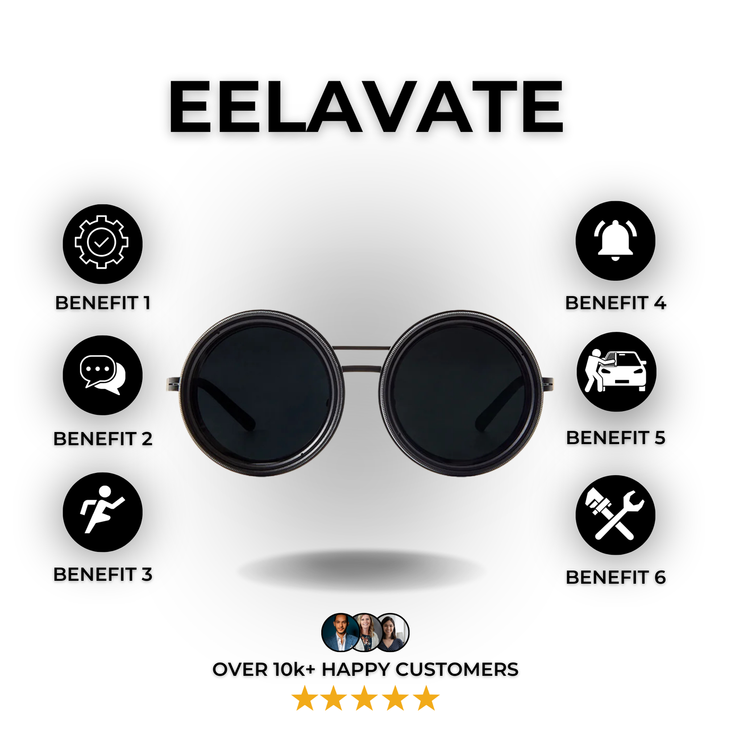 EElavates- Tint Adjustable Sunglasses